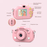 Fotocamera digitale HD 12MP con zoom 4X e schermo 2 pollici