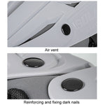 Attrezzatura protettiva traspirante per motociclisti SULAITE per l'esterno, 2pcs /Set Knee Pads Gray, 4pcs /Set Knee Elbow Pads Gray, 2pcs /Set Elbow Pads Gray