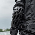 SULAITE Ciclismo Honeycomb Traspirante Dissipazione del Calore Motocicletta Regolabile Equipaggiamento Protettivo, 2pcs /Set Knee Pads, 2pcs /Set Elbow Pads, 4pcs /Set Knee Elbow Pads