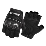Guanti da equitazione mezze dita traspiranti in fibra di carbonio per moto SULAITE, M, L, XL, XXL