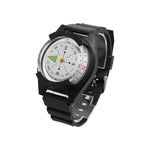 Cinturino in silicone impermeabile portatile orologio da polso stile bussola, P304