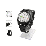 Cinturino in silicone impermeabile portatile orologio da polso stile bussola, P304