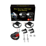 1 paio di fari per motociclette 12V-85V Fari da lavoro a LED per auto bicolore, Yellow + White Light Without Flashing, Yellow + White Light With Flashing, White + White Light Without Flashing, White + White Light With Flashing