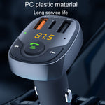 Caricabatterie per auto multifunzione con lettore MP3 Bluetooth da 36 W e trasmettitore FM, S-15PD