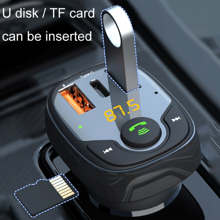 Caricabatterie per auto multifunzione con lettore MP3 Bluetooth da 36 W e trasmettitore FM, S-15PD