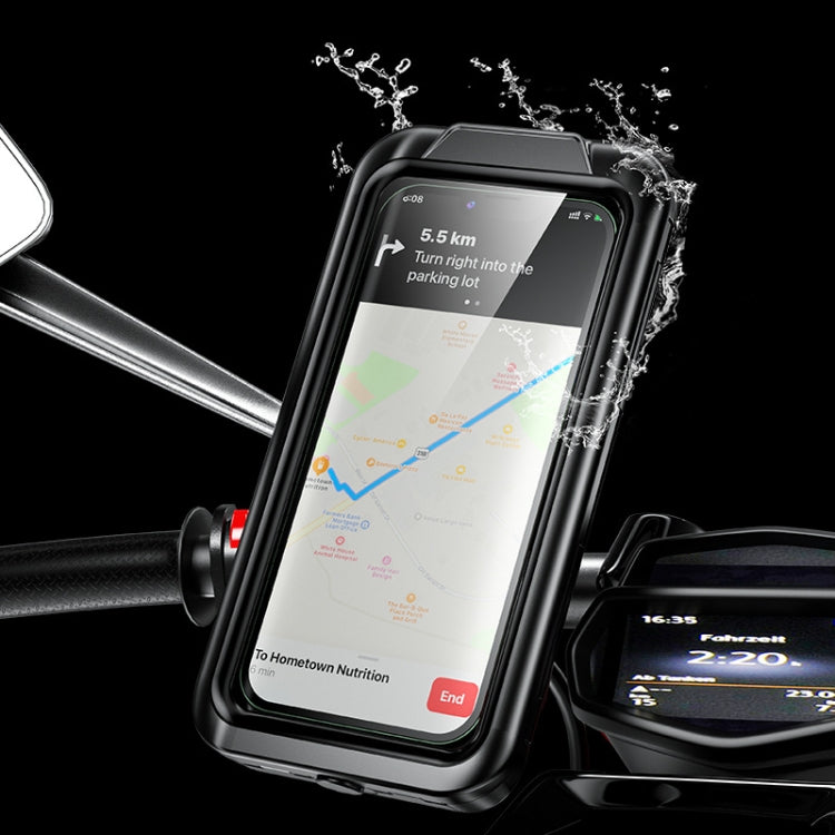 Supporto per cellulare impermeabile per motocicletta, per ciclismo all'aperto, M18L-B1