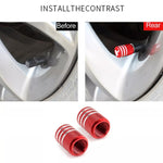 4 pezzi Laser Ioon modifica pneumatico auto valvola universale