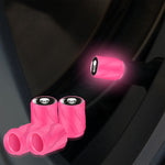 4 pezzi/set tappo valvola pneumatico modificato luminoso per auto e moto, Orange Red White Skull, Orange Red Black Flag, Orange Red Red Skull, Orange Red Sports Car, Pink White Skull, Pink Black Flag, Pink Red Skull, Pink Sports Car, Yellow White Skull...