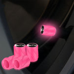 4 pezzi/set tappo valvola pneumatico modificato luminoso per auto e moto, Orange Red White Skull, Orange Red Black Flag, Orange Red Red Skull, Orange Red Sports Car, Pink White Skull, Pink Black Flag, Pink Red Skull, Pink Sports Car, Yellow White Skull...