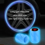4 pezzi/set tappo valvola pneumatico modificato luminoso per auto e moto, Orange Red White Skull, Orange Red Black Flag, Orange Red Red Skull, Orange Red Sports Car, Pink White Skull, Pink Black Flag, Pink Red Skull, Pink Sports Car, Yellow White Skull...
