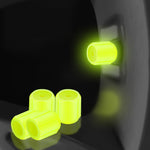 Valvole per pneumatici luminose per auto e moto da 5 confezioni, Green, Yellow, Blue, Pink, Red, Orange