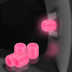 Valvole per pneumatici luminose per auto e moto da 5 confezioni, Green, Yellow, Blue, Pink, Red, Orange