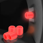 Valvole per pneumatici luminose per auto e moto da 5 confezioni, Green, Yellow, Blue, Pink, Red, Orange