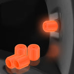 Valvole per pneumatici luminose per auto e moto da 5 confezioni, Green, Yellow, Blue, Pink, Red, Orange