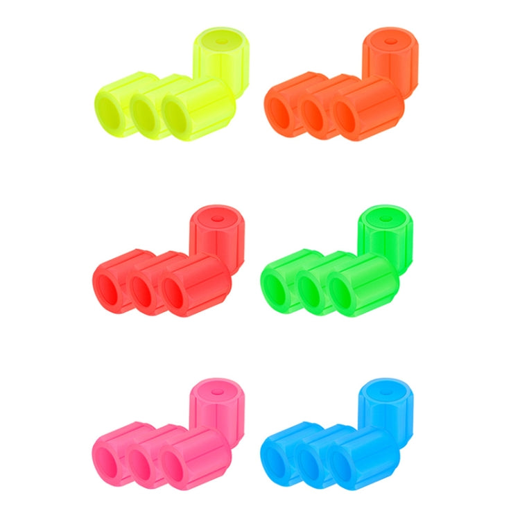 Valvole per pneumatici luminose per auto e moto da 5 confezioni, Green, Yellow, Blue, Pink, Red, Orange