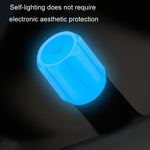 Valvole per pneumatici luminose per auto e moto da 5 confezioni, Green, Yellow, Blue, Pink, Red, Orange