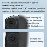 Mouse wireless Rapoo M350G Bluetooth/2.4G per ufficio, desktop, laptop, silenzioso