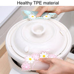 Tappetino isolante per tavolo da cucina, resistente alle alte temperature, per sottobicchieri Daisy, Pink Small, Blue Small, Pink Medium, Blue Medium, Pink Large, Blue Large