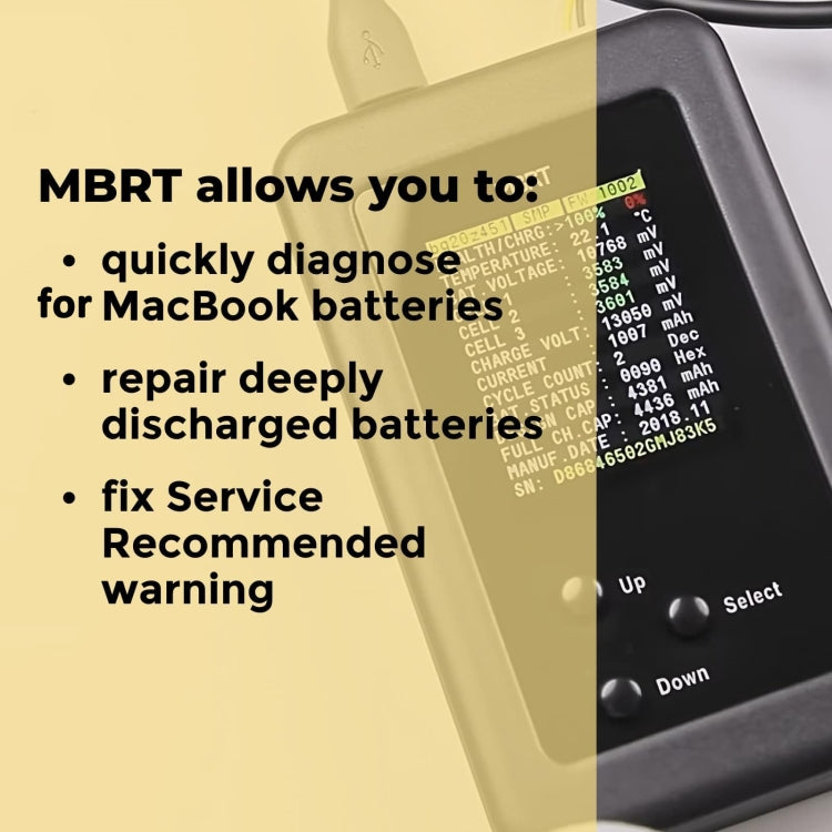 Battery Repair Box per MacBook 2009-2022 MBRT Lite