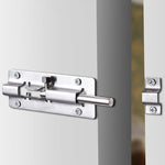 Catenaccio per porta in acciaio inossidabile, serratura antifurto per porte e finestre in legno per bagno, 2 inch, 3 inch, 4 inch, 5 inch, 6 inch, 8 inch, 10 inch, 12 inch