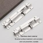 Catenaccio per porta in acciaio inossidabile, serratura antifurto per porte e finestre in legno per bagno, 2 inch, 3 inch, 4 inch, 5 inch, 6 inch, 8 inch, 10 inch, 12 inch