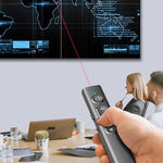 Penna per voltare pagina wireless B2 2,4 GHz Dual-Mode Conference PPT Puntatore laser a infrarossi multimediale, B2 (Black), B2 (White), B2 (Pink)