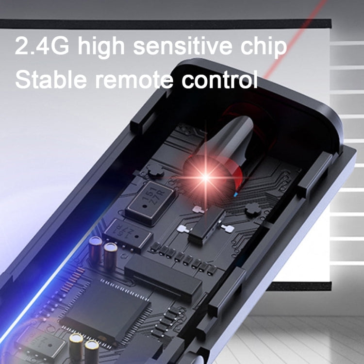 Penna per voltare pagina wireless B2 2,4 GHz Dual-Mode Conference PPT Puntatore laser a infrarossi multimediale, B2 (Black), B2 (White), B2 (Pink)