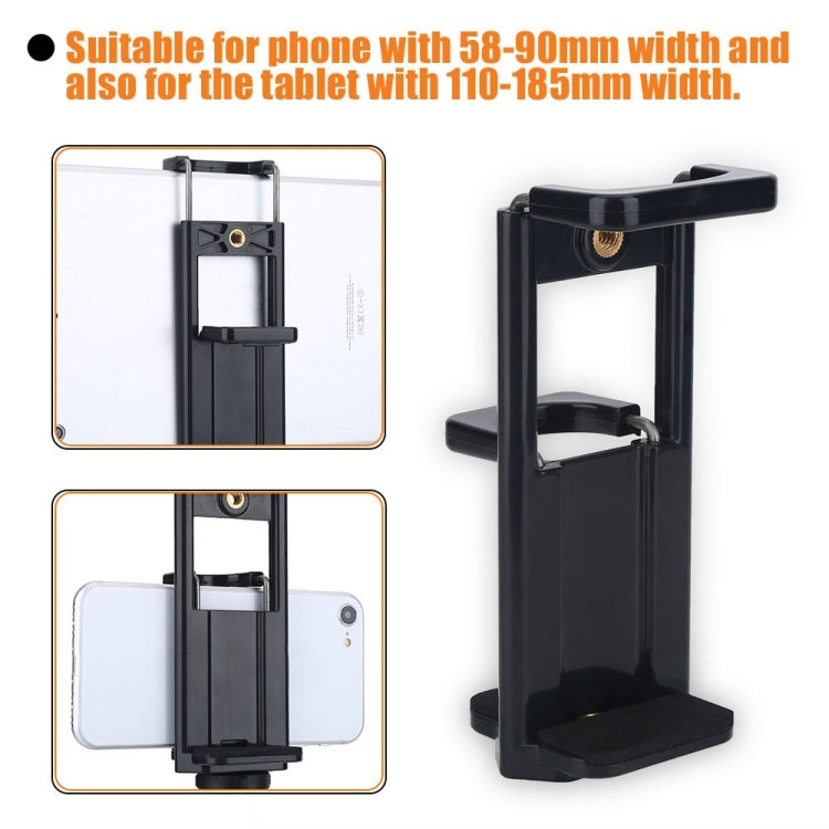 Supporto universale 2 in 1 per tablet e telefono, adattatore per treppiede