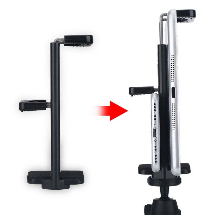 Supporto universale 2 in 1 per tablet e telefono, adattatore per treppiede