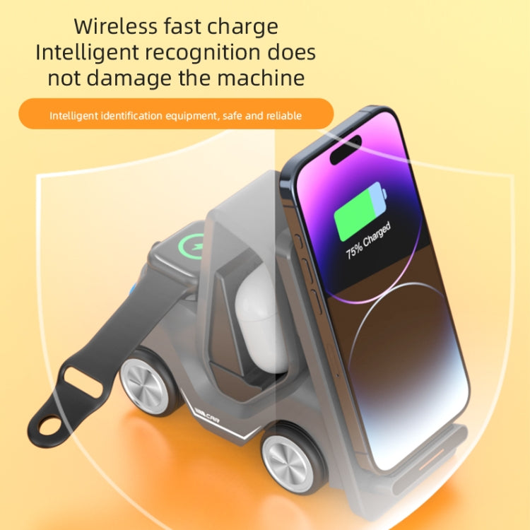 Caricabatterie wireless da tavolo 3 in 1 15W T20S