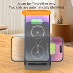 Caricabatterie wireless da tavolo 3 in 1 15W T20S