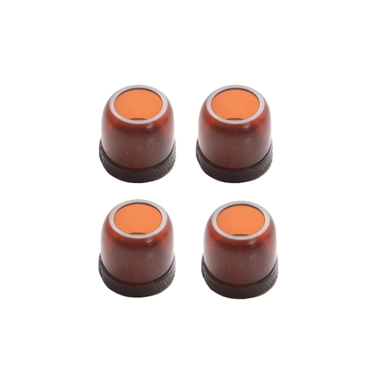 4 pezzi / set coprigambe per sedie e tavoli resistenti all'usura spessi, protezione per piedi per sgabelli silenziosi e antiscivolo, Mini Small Round Transparent, Mini Small Round Light Gray, Mini Small Round Light Brown, Mini Small Square Transparent ...