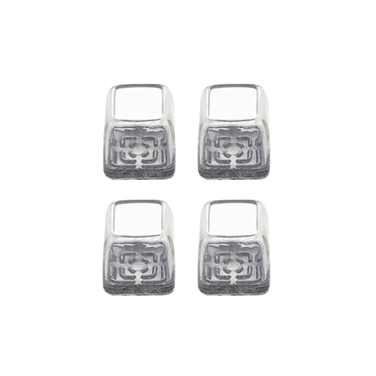 4 pezzi / set coprigambe per sedie e tavoli resistenti all'usura spessi, protezione per piedi per sgabelli silenziosi e antiscivolo, Mini Small Round Transparent, Mini Small Round Light Gray, Mini Small Round Light Brown, Mini Small Square Transparent ...
