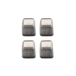 4 pezzi / set coprigambe per sedie e tavoli resistenti all'usura spessi, protezione per piedi per sgabelli silenziosi e antiscivolo, Mini Small Round Transparent, Mini Small Round Light Gray, Mini Small Round Light Brown, Mini Small Square Transparent ...