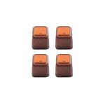 4 pezzi / set coprigambe per sedie e tavoli resistenti all'usura spessi, protezione per piedi per sgabelli silenziosi e antiscivolo, Mini Small Round Transparent, Mini Small Round Light Gray, Mini Small Round Light Brown, Mini Small Square Transparent ...