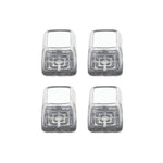 4 pezzi / set coprigambe per sedie e tavoli resistenti all'usura spessi, protezione per piedi per sgabelli silenziosi e antiscivolo, Mini Small Round Transparent, Mini Small Round Light Gray, Mini Small Round Light Brown, Mini Small Square Transparent ...
