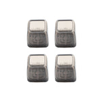 4 pezzi / set coprigambe per sedie e tavoli resistenti all'usura spessi, protezione per piedi per sgabelli silenziosi e antiscivolo, Mini Small Round Transparent, Mini Small Round Light Gray, Mini Small Round Light Brown, Mini Small Square Transparent ...