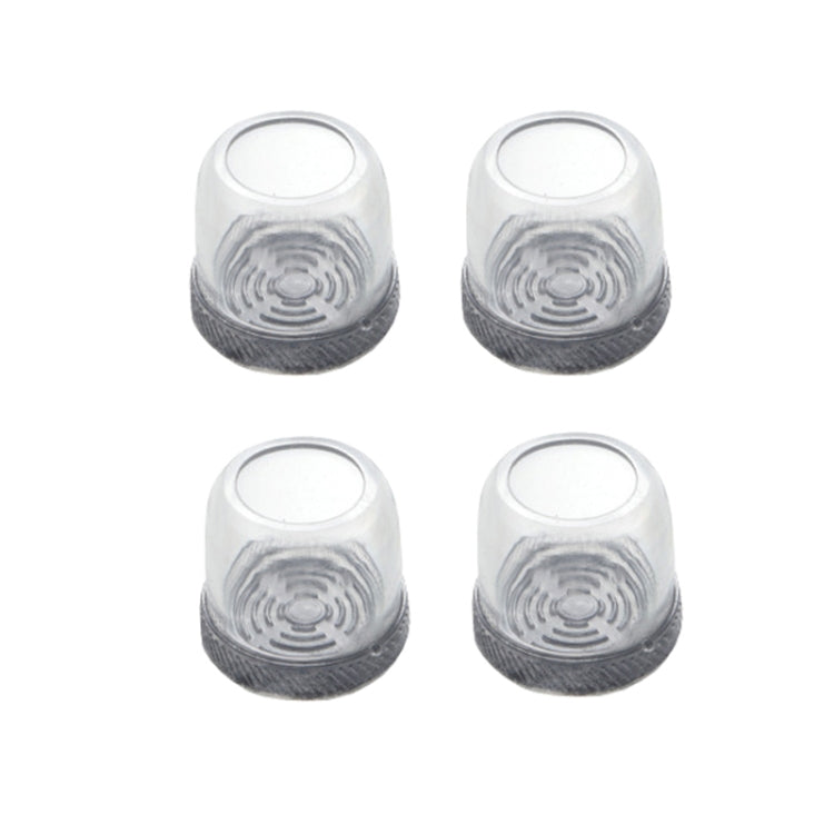 4 pezzi / set coprigambe per sedie e tavoli resistenti all'usura spessi, protezione per piedi per sgabelli silenziosi e antiscivolo, Mini Small Round Transparent, Mini Small Round Light Gray, Mini Small Round Light Brown, Mini Small Square Transparent ...