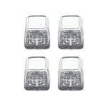 4 pezzi / set coprigambe per sedie e tavoli resistenti all'usura spessi, protezione per piedi per sgabelli silenziosi e antiscivolo, Mini Small Round Transparent, Mini Small Round Light Gray, Mini Small Round Light Brown, Mini Small Square Transparent ...
