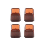 4 pezzi / set coprigambe per sedie e tavoli resistenti all'usura spessi, protezione per piedi per sgabelli silenziosi e antiscivolo, Mini Small Round Transparent, Mini Small Round Light Gray, Mini Small Round Light Brown, Mini Small Square Transparent ...