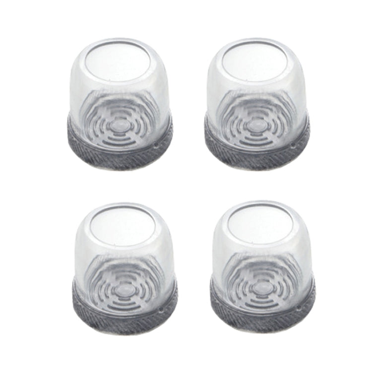 4 pezzi / set coprigambe per sedie e tavoli resistenti all'usura spessi, protezione per piedi per sgabelli silenziosi e antiscivolo, Mini Small Round Transparent, Mini Small Round Light Gray, Mini Small Round Light Brown, Mini Small Square Transparent ...