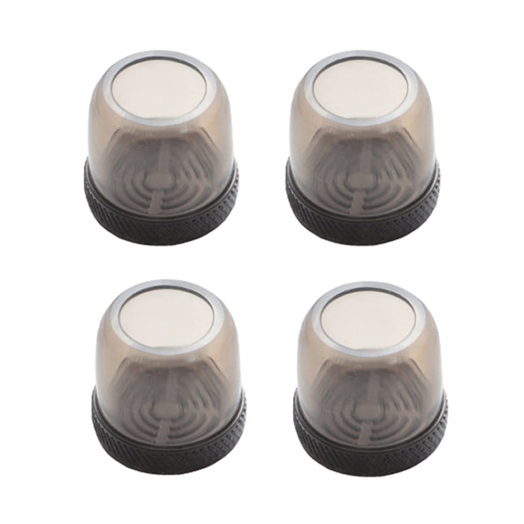 4 pezzi / set coprigambe per sedie e tavoli resistenti all'usura spessi, protezione per piedi per sgabelli silenziosi e antiscivolo, Mini Small Round Transparent, Mini Small Round Light Gray, Mini Small Round Light Brown, Mini Small Square Transparent ...