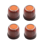 4 pezzi / set coprigambe per sedie e tavoli resistenti all'usura spessi, protezione per piedi per sgabelli silenziosi e antiscivolo, Mini Small Round Transparent, Mini Small Round Light Gray, Mini Small Round Light Brown, Mini Small Square Transparent ...