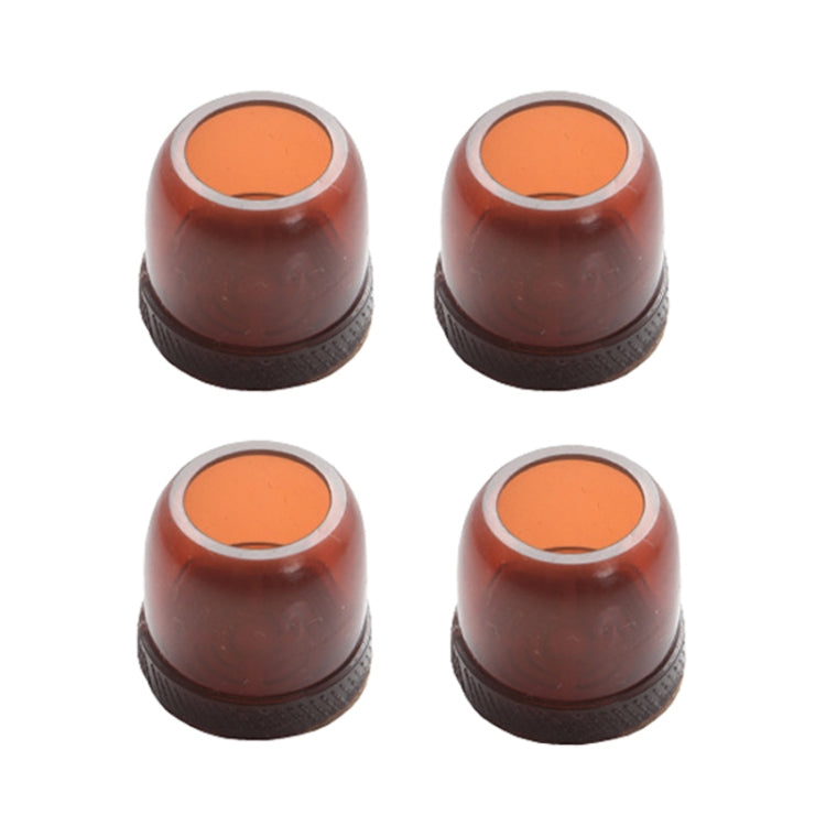 4 pezzi / set coprigambe per sedie e tavoli resistenti all'usura spessi, protezione per piedi per sgabelli silenziosi e antiscivolo, Mini Small Round Transparent, Mini Small Round Light Gray, Mini Small Round Light Brown, Mini Small Square Transparent ...