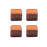 4 pezzi / set coprigambe per sedie e tavoli resistenti all'usura spessi, protezione per piedi per sgabelli silenziosi e antiscivolo, Small Rectangular Transparent, Small Rectangular Light Gray, Small Rectangular Light Brown, Large Rectangular Transpare...
