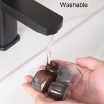 4 pezzi / set coprigambe per sedie e tavoli resistenti all'usura spessi, protezione per piedi per sgabelli silenziosi e antiscivolo, Mini Small Round Transparent, Mini Small Round Light Gray, Mini Small Round Light Brown, Mini Small Square Transparent ...