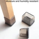 4 pezzi / set coprigambe per sedie e tavoli resistenti all'usura spessi, protezione per piedi per sgabelli silenziosi e antiscivolo, Mini Small Round Transparent, Mini Small Round Light Gray, Mini Small Round Light Brown, Mini Small Square Transparent ...