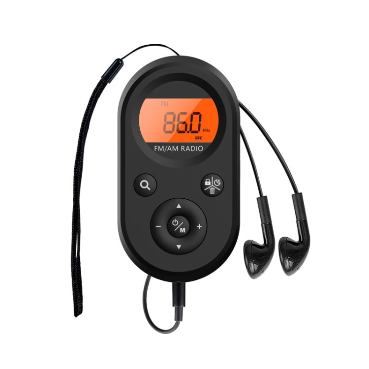 Mini Radio FM/AM Portatile Ricaricabile con Retroilluminazione