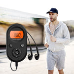Mini Radio FM/AM Portatile Ricaricabile con Retroilluminazione