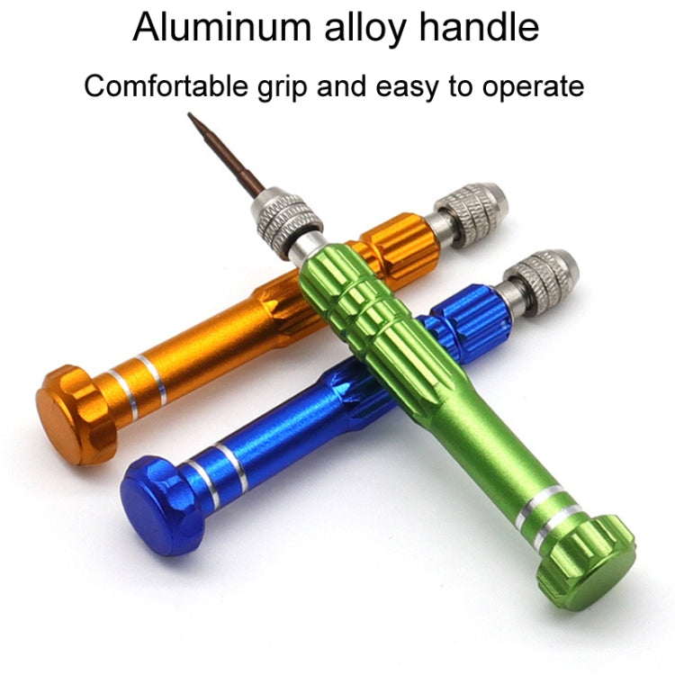 5 in 1 Aluminum Alloy Screwdriver Mobile Phone Disassembly and Repair Tools